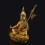 Hand Carved 24 Karat Gold Gilded 13.5" Guru Rinpoche statue Gilding & Painting