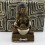  Oxidized Copper Alloy with Silver Plated 5.5" Fasting Buddha Statue
