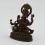 Machine Made Oxidized Copper Alloy 4" Four Armed Ganesha Statue