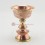 Hand carvings Copper Alloy with Brass 4" Butter Lamp