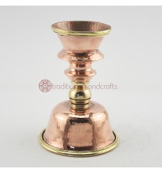 Hand Made Copper Alloy with Brass 4" Butter Lamp