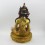 Hand Made Copper Alloy with Fully Gold Gilded 14" Crowned Amitabha Buddha Statue