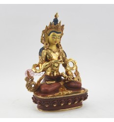 Hand Made Partly Gold Gilded 9” Vajrasattva / Dorjesempa Statue