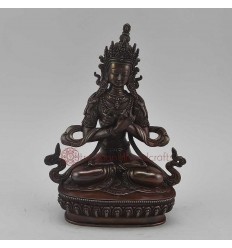 Hand Made Fine Quality Oxidation Finish 8.75" Vajradhara / Dorjechang Statue