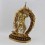 Hand Made Copper Alloy with Gold Gilded and Hand Painted Face 14" Vajrayogini / Dakini Statue