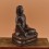 Finely Hand Carved 7" Guru Milarepa Oxidized Copper Alloy Statue Patan, Nepal
