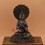 Hand Made Oxidized Copper Alloy 9" Nagarjuna Budddha Statue from Patan, Nepal