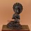 Hand Made Oxidized Copper Alloy 9" Nagarjuna Budddha Statue from Patan, Nepal