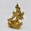 Hand Made Copper Alloy with 24 Karat Gold Gilded Green Tara / Drolma Statue