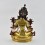 Hand Made Copper Alloy with 24 Karat Gold Gilded Green Tara / Drolma Statue