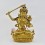 Hand Made Copper Alloy with Partly Gold Gilded 12.5" Manjushri / Jampelyang Statue