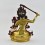 Hand Made Copper Alloy with Partly Gold Gilded 12.5" Manjushri / Jampelyang Statue