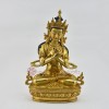 Hand Made Copper Alloy with Gold Gilded12.5" Vajradhara / Dorje Chang Statue 