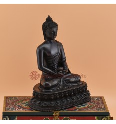 Hand Made Oxidized Copper Alloy 8.75" Amitabha Buddha / Opame Statue