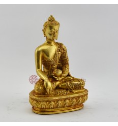 Machine Made Tibetan Buddhist 4" Sakyamuni Buddha Tomba Statue