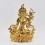 Hand Carved 9" Red Tara  Gold Gilded Copper Alloy  Statue From Nepal