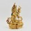 Hand Carved 9" Red Tara  Gold Gilded Copper Alloy  Statue From Nepal