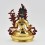 Hand Carved 9" Red Tara  Gold Gilded Copper Alloy  Statue From Nepal