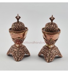 Hand Made Copper Alloy 5" Kapala Set