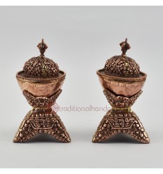 Hand Made Copper Alloy 5" Kapala Set