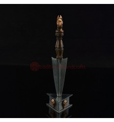 Hand made Iron Buddhist 8.25" Phurba Ritual Dagger Set