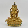 Hand Made Copper Alloy with Gold Gilded 9" Aparmita / Amitayus / Tsepame Statue