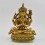 Hand Made Copper Alloy with Gold Gilded 9" Chenrezig Statue