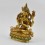 Hand Made Copper Alloy with Gold Gilded 9" Chenrezig Statue