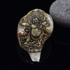 Authentic Hand Carved Vajrapani Carved Conch Shell Horn