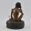 Buddhist Hand Made Oxidation Finish and Hand Painted Face 12" Milarepa Statue