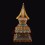 Beautiful Hand Made Gold Plated Copper Alloy 17.5" Stupa / Chaitya / Chorten