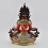 Hand Painted Copper Alloy with 24 Karat Gold Gilded 9" Aparmita Tsepame Statue