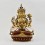 Hand Made Copper Alloy Partly Gold Gilded 12.75" Chenrezig / Avalokeshvara Statue