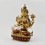 Hand Made Copper Alloy Partly Gold Gilded 12.75" Chenrezig / Avalokeshvara Statue