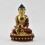 Fine Quality 8.5" Medicine Buddha Gold Gilded with Face Painted Copper Statue from Patan, Nepal