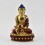 Fine Quality 8.25" Medicine Buddha Gold Gilded with Face Painted Copper Statue from Patan, Nepal