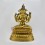 Fine Quality Hand Carved 15.5" Chenrezig Copper Gold Gilded with Antique Finish Statue Patan