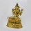 Fine Quality Hand Carved 15.5" Chenrezig Copper Gold Gilded with Antique Finish Statue Patan