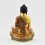 Hand Painted Copper Alloy with Multicolored Finish11.5" Shakyamuni Buddha Statue