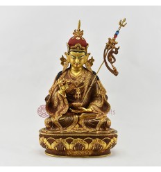 Hand Carved Fine Quality Tibetan Buddhist Padmasambhava copper statue
