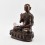 Hand Carved Copper in Oxidation Finish Guru Tsongkhapa Statue