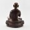 Hand Carved Copper in Oxidation Finish Guru Tsongkhapa Statue