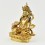 Hand Made Copper Alloy with 24 Karat Gold Gilded Yellow Dzambhala Statue 9" Yellow Dzambhala Statue