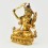 Tibetan Buddhist Hand Made Gold Gilded 9.5" Manjushri / Jambiyang Statue