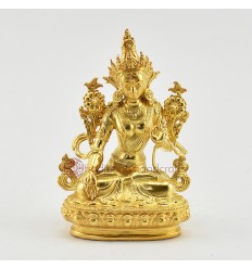 Machine Made Fine Quality 4.25" White Tara / Dholkar Statue
