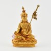 Gold Plated in Antique Finish 4.25" Guru Rinpoche / Padmasambhava Statue