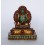 Fine Quality 4" Silver Gold Plated Tibetan Buddhist Shakyamuni Buddha Statue from Patan, Nepal