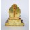 Fine Quality 4" Silver Gold Plated Tibetan Buddhist Shakyamuni Buddha Statue from Patan, Nepal