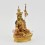 Hand Made Copper Alloy with Gold Gilded 9.5" Guru Rinpoche Statue