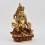 Hand Made Copper Alloy with Partly Gold Gilded Yellow Dzambhala Statue